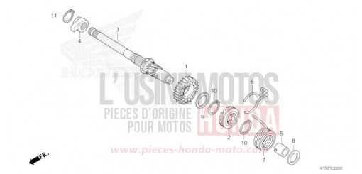 AXE DE KICKSTARTER CRF110FP de 2023